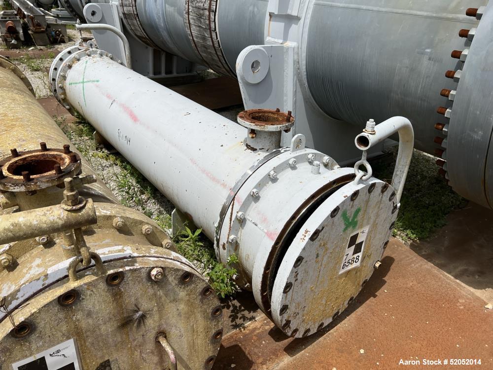 Used Doyle & Roth Shell & Tube Heat Exchanger, Horizontal. Approximate 1,115 Square Feet. Carbon steel shell rated 150 psi at -20 to 150 degrees F. (568) 304 Stainless steel 3/4" diameter x 10' long ...