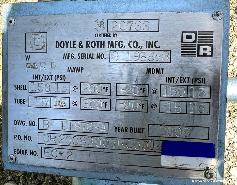 Doyle and Roth Vertical Shell and Tube Heat Exchanger