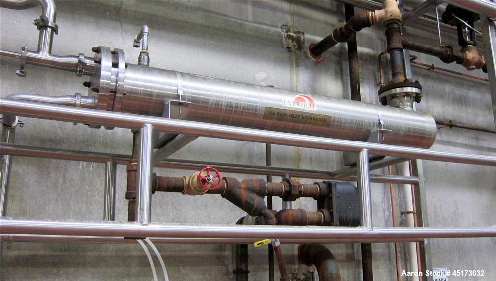Used Enerquip Shell and Tube Heat Exchanger, Model 11336