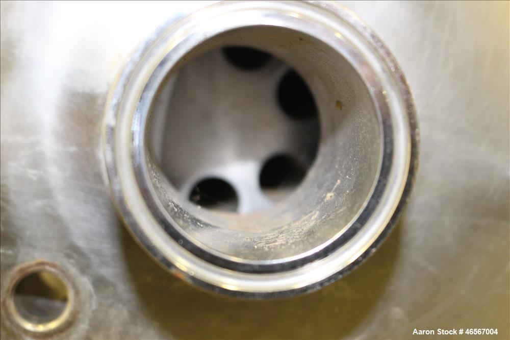 Used Enerquip "U" Tube Heat Exchanger, Approximate 43 Square Feet, 304L Stainless Steel, Horizontal. 304L Stainless steel shell rated 150 psi at -20 to 375 degrees F. (22) 3/4" Diameter x approximate...