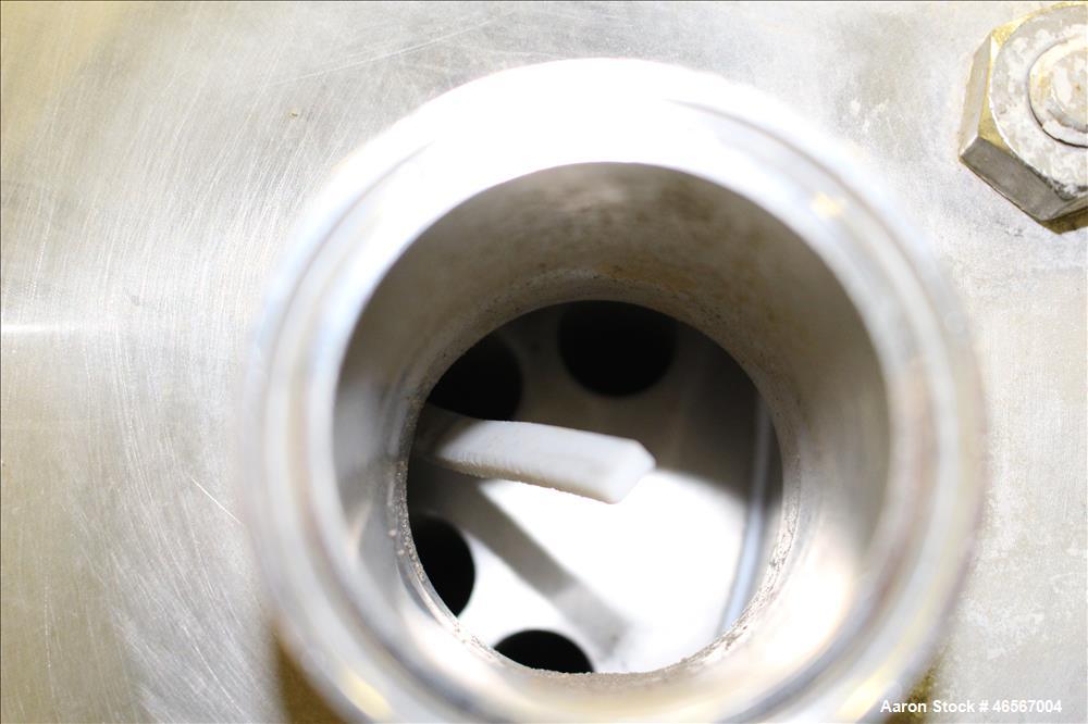 Used Enerquip "U" Tube Heat Exchanger, Approximate 43 Square Feet, 304L Stainless Steel, Horizontal. 304L Stainless steel shell rated 150 psi at -20 to 375 degrees F. (22) 3/4" Diameter x approximate...
