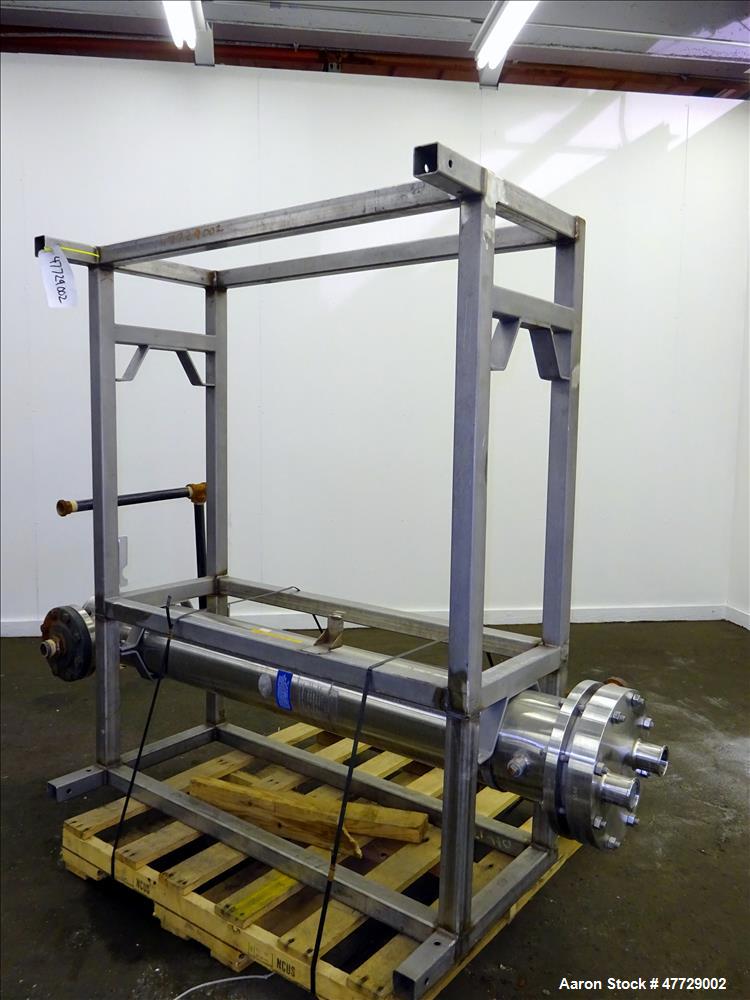 Used Enerquip Shell And Tube "U-Tube" Heat Exchanger, Approximately 40 Square F