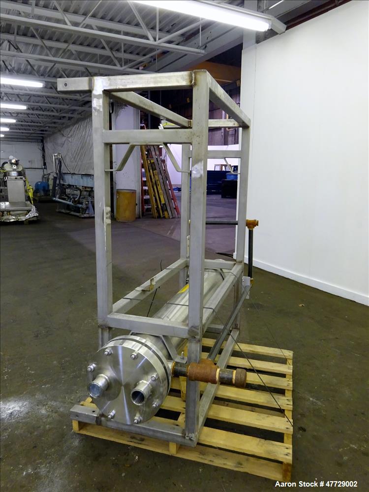 Used Enerquip Shell And Tube "U-Tube" Heat Exchanger, Approximately 40 Square F