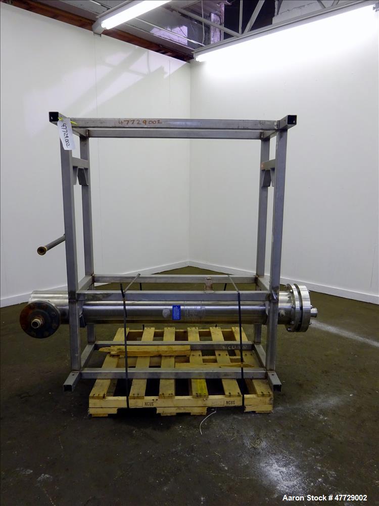 Used Enerquip Shell And Tube "U-Tube" Heat Exchanger, Approximately 40 Square F