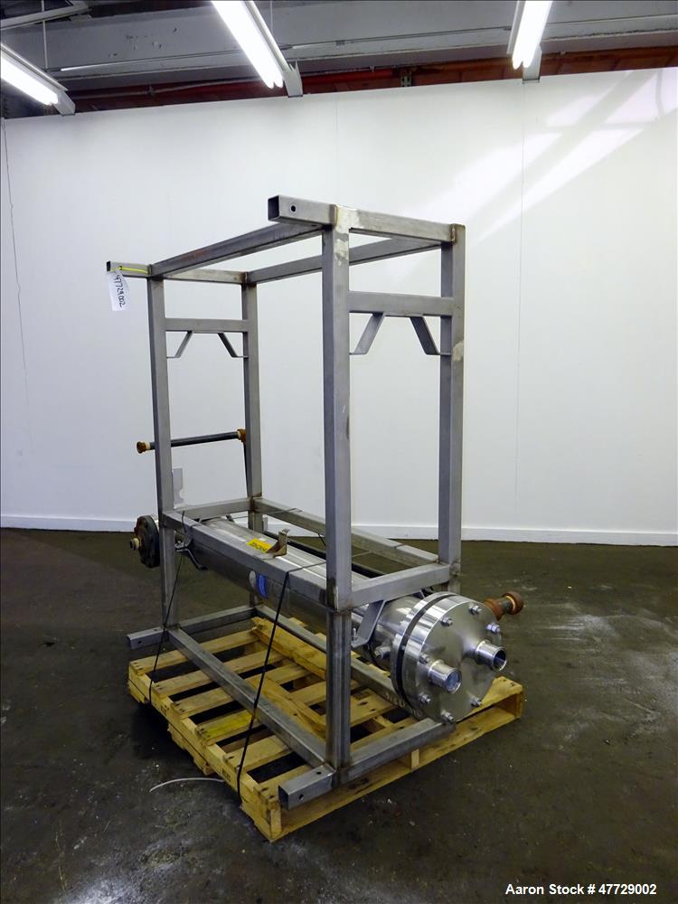 Used Enerquip Shell And Tube "U-Tube" Heat Exchanger, Approximately 40 Square F