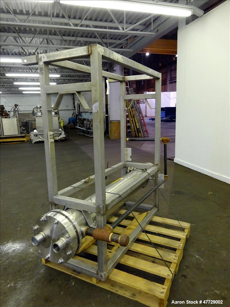 Used Enerquip Shell And Tube "U-Tube" Heat Exchanger, Approximately 40 Square F
