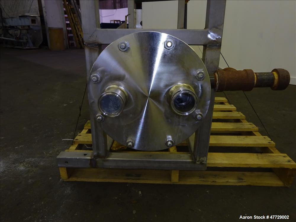 Used Enerquip Shell And Tube "U-Tube" Heat Exchanger, Approximately 40 Square F