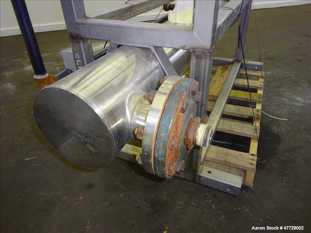 Used Enerquip Shell And Tube "U-Tube" Heat Exchanger, Approximately 40 Square F