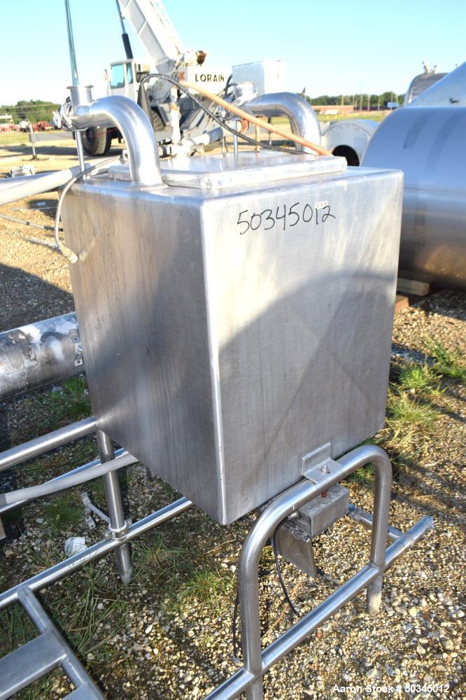 Used Enerquip "U" Tube Heat Exchanger, Approximately 43 Square Feet, Horizontal