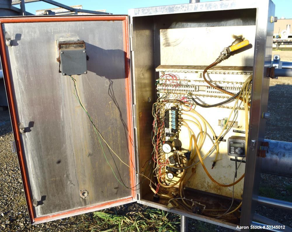 Used Enerquip "U" Tube Heat Exchanger, Approximately 43 Square Feet, Horizontal