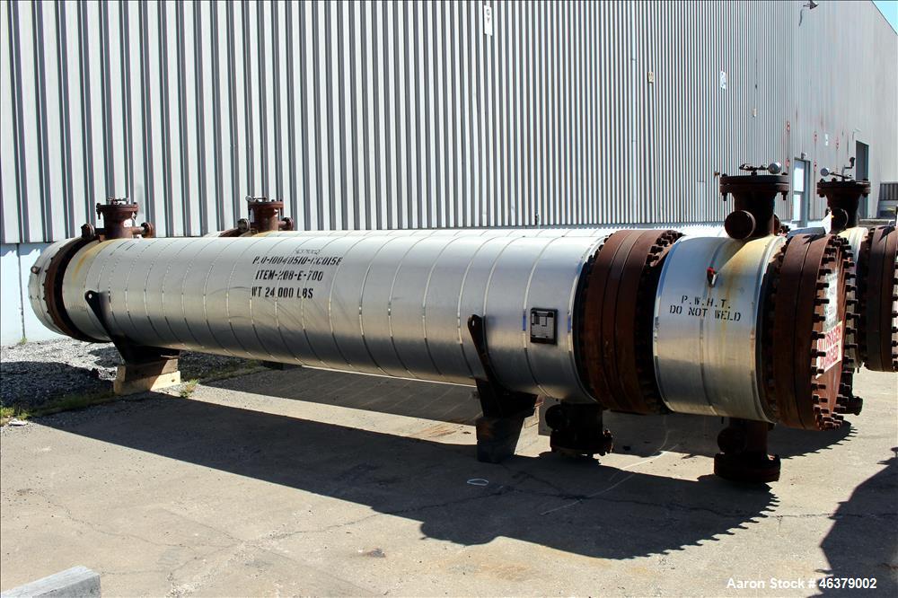 Unused- Exchanger Industries Shell and Tube Heat Exchanger, 2,083 square foot, H
