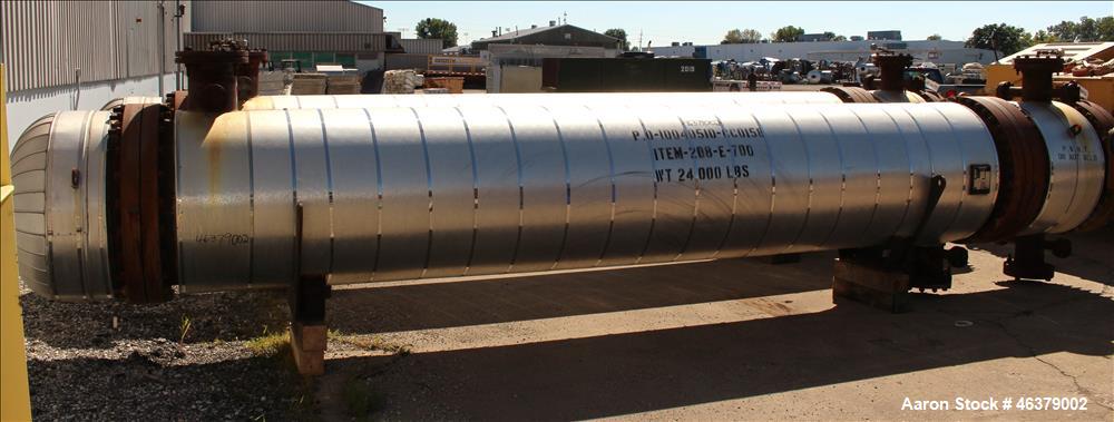 Unused- Exchanger Industries Shell and Tube Heat Exchanger, 2,083 square foot, H