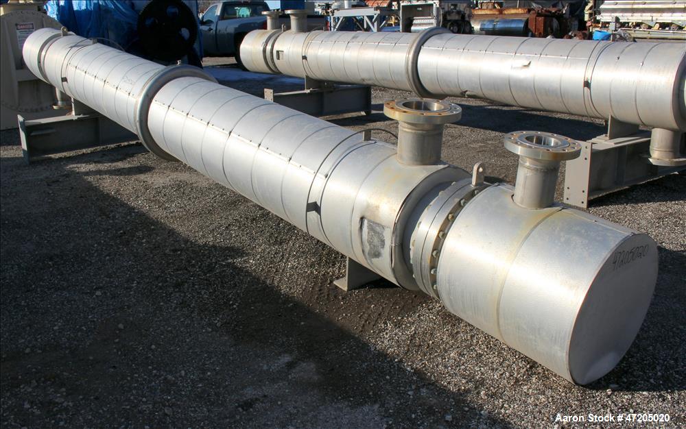 Unused- Perry Products Single Pass Shell & Tube Heat Exchanger, 1,231 Square Fee