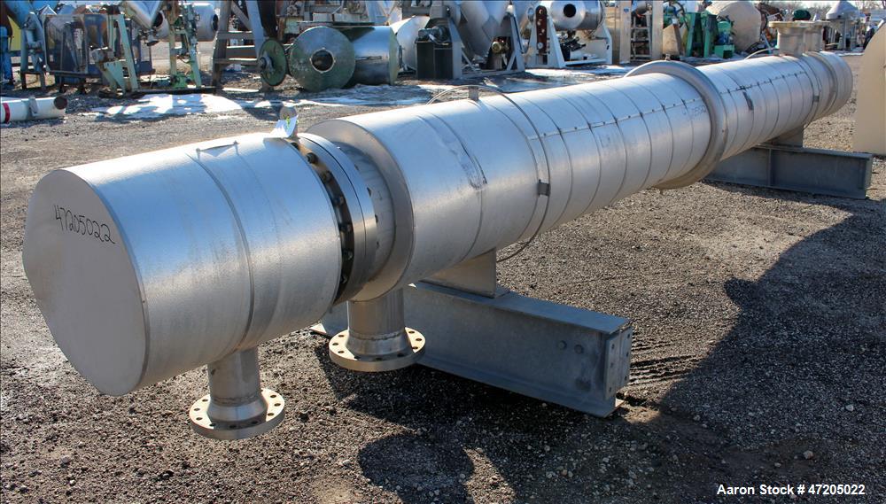 Unused- Perry Products Single Pass Shell & Tube Heat Exchanger, 1,231 Square Fee