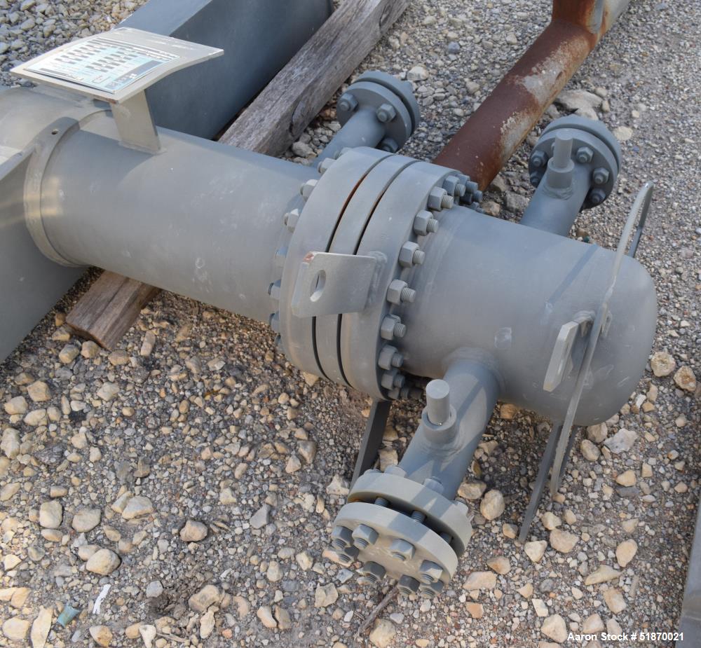 Unused- Fabsco U Tube Shell & Tube Heat Exchanger, 95.4 Square Feet, Type BEU, Size 10-144, Horizontal. Carbon steel sheel rated 900 psi at -20 to 800 degrees F. (20) 3/4" Diameter x 12' long 316L st...