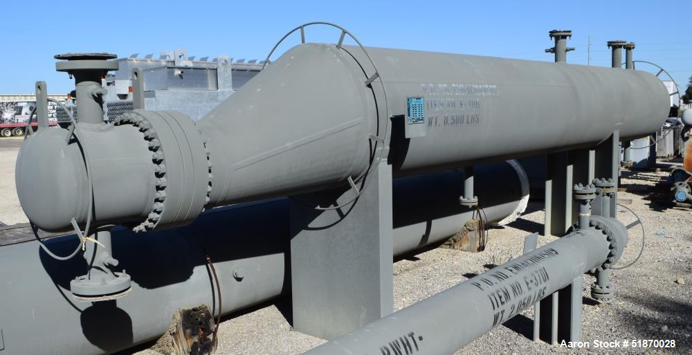 Unused- Fabsco Steam Generator / Reboiler, U Tube Shell & Tube Heat Exchanger, 659.2 Square Feet, Type BKU, Size 17/35-240, Horizontal. Carbon steel sheel rated 200 psi at -20 to 400 degrees F. (83) ...