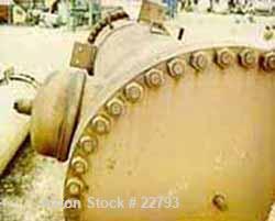 Unused-UNUSED: Foster Wheeler heat exchanger, 1871 square feet, vertical. Carbon steel shell and heads. 304 stainless steel tubes, tube sheet. 1695 tubes x 5/8" diameter x .028 BWG x 6' long, rated 7...