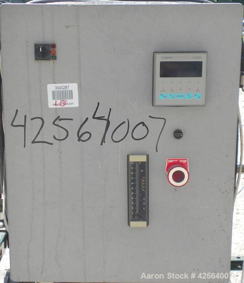 Used Stainless Steel Graham Heliflow Heat Exchanger, model 30GC6C-16L, approximately 30 square feet