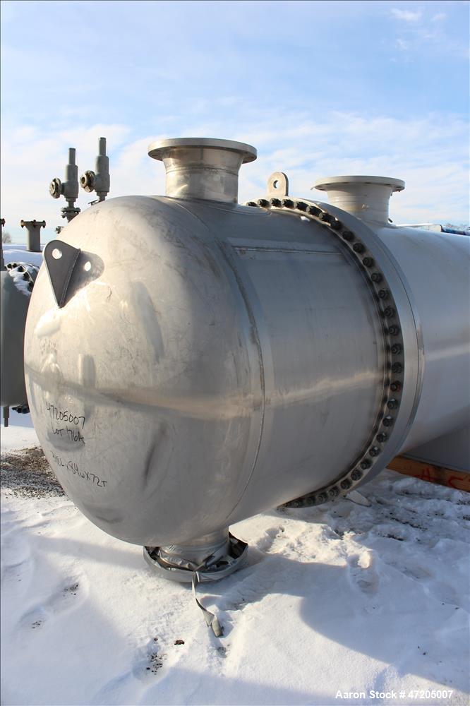 Unused- Harris Thermal Transfer Products 2 Pass Shell & Tube Heat Exchanger, Approximate 8,391 Square Foot, Type BEM, Size 56.3-20, Horizontal. Carbon steel shell rated 150 psi at -30 to 170 degrees ...