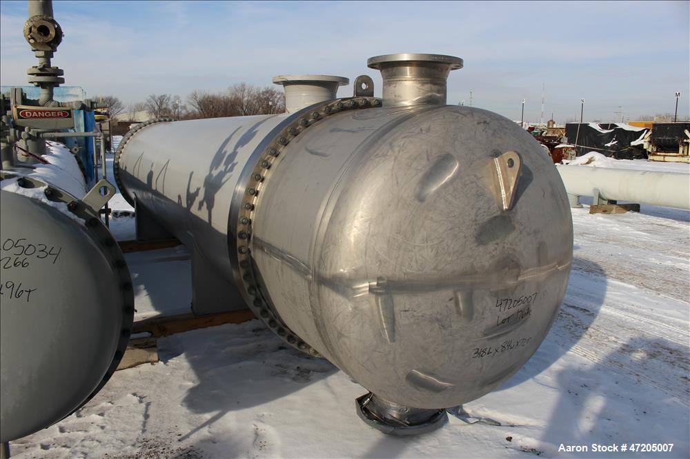 Unused- Harris Thermal Transfer Products 2 Pass Shell & Tube Heat Exchanger, Approximate 8,391 Square Foot, Type BEM, Size 56.3-20, Horizontal. Carbon steel shell rated 150 psi at -30 to 170 degrees ...