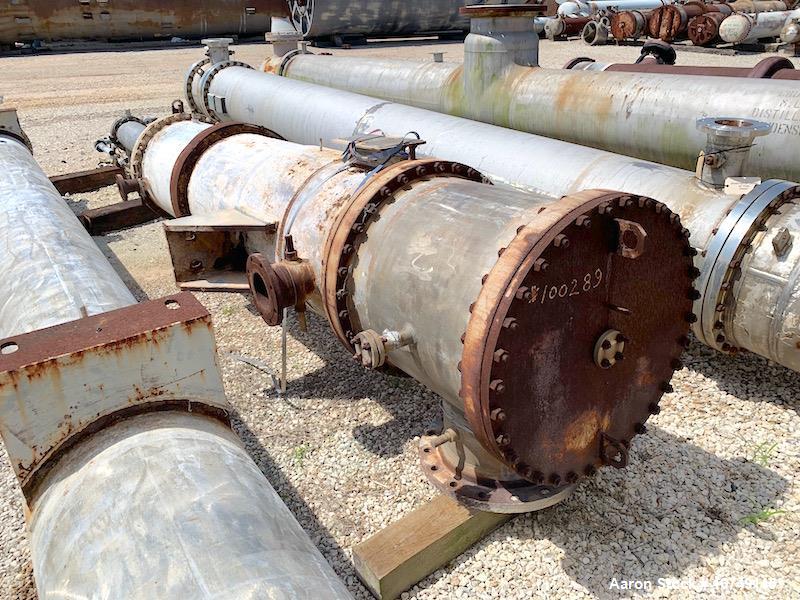 Used – Hughes Anderson 971 sq. ft. Vertical Shell & Tube Heat Exchanger – Carbon Steel Shell, 304 SS Tubes