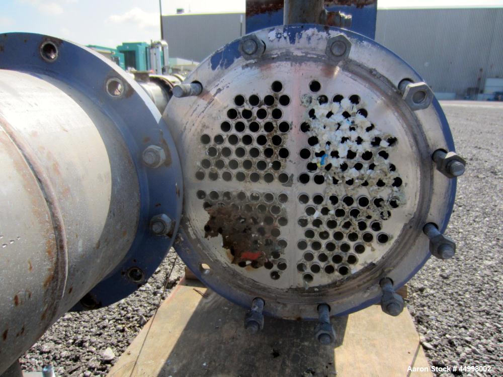 Used Industrial Process Equipment 4 Pass Shell & Tube Heat Exchanger, 258 Square Feet, Model 4ST12-108, Horizontal. Carbon steel shell rated 150 psi at 20 to 400 degrees F. (156) 5/8" diameter x 108"...