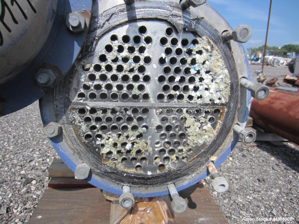 Used Industrial Process Equipment 4 Pass Shell & Tube Heat Exchanger, 258 Square Feet, Model 4ST12-108, Horizontal. Carbon steel shell rated 150 psi at 20 to 400 degrees F. (156) 5/8" diameter x 108"...