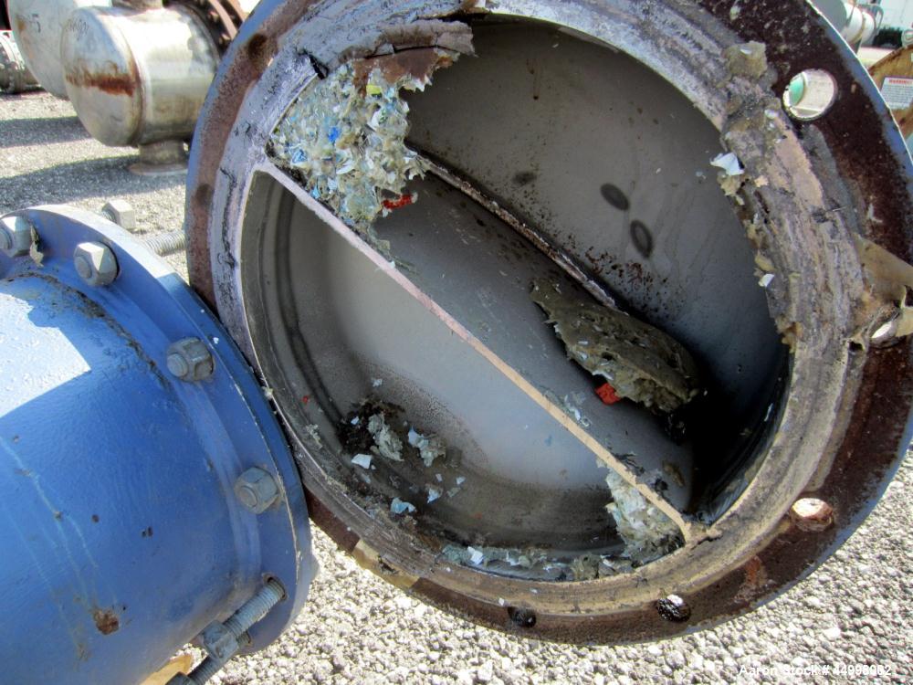 Used Industrial Process Equipment 4 Pass Shell & Tube Heat Exchanger, 258 Square Feet, Model 4ST12-108, Horizontal. Carbon steel shell rated 150 psi at 20 to 400 degrees F. (156) 5/8" diameter x 108"...