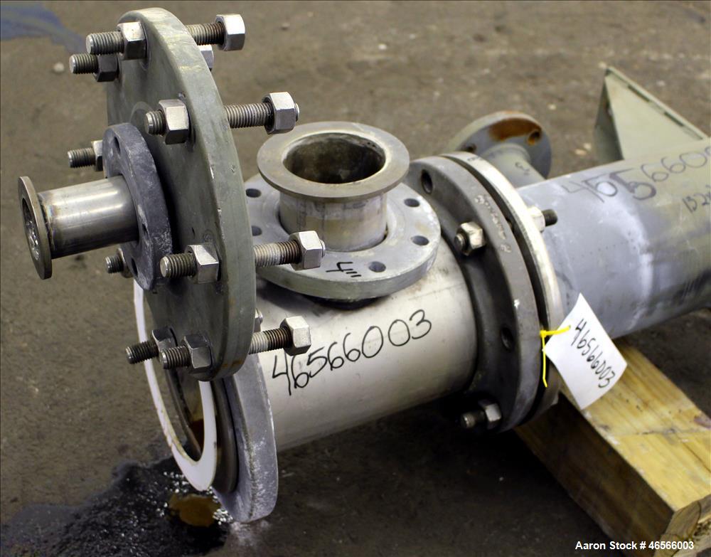 Used Johansing Iron Works Shell & Tube Heat Exchanger, Approximately 78 Square Feet, Vertical. Carbon steel shell rated 150 psi at 170 degrees F. (51) 316L Stainless steel 3/4" diameter x 7'-10-3/8" ...