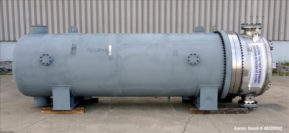 Unused Joseph Oat Corporation 8-Pass U-Tube Shell & Tube Heat Exchanger – 5,700 Sq Ft, Carbon Steel Shell, 304L SS Tubes