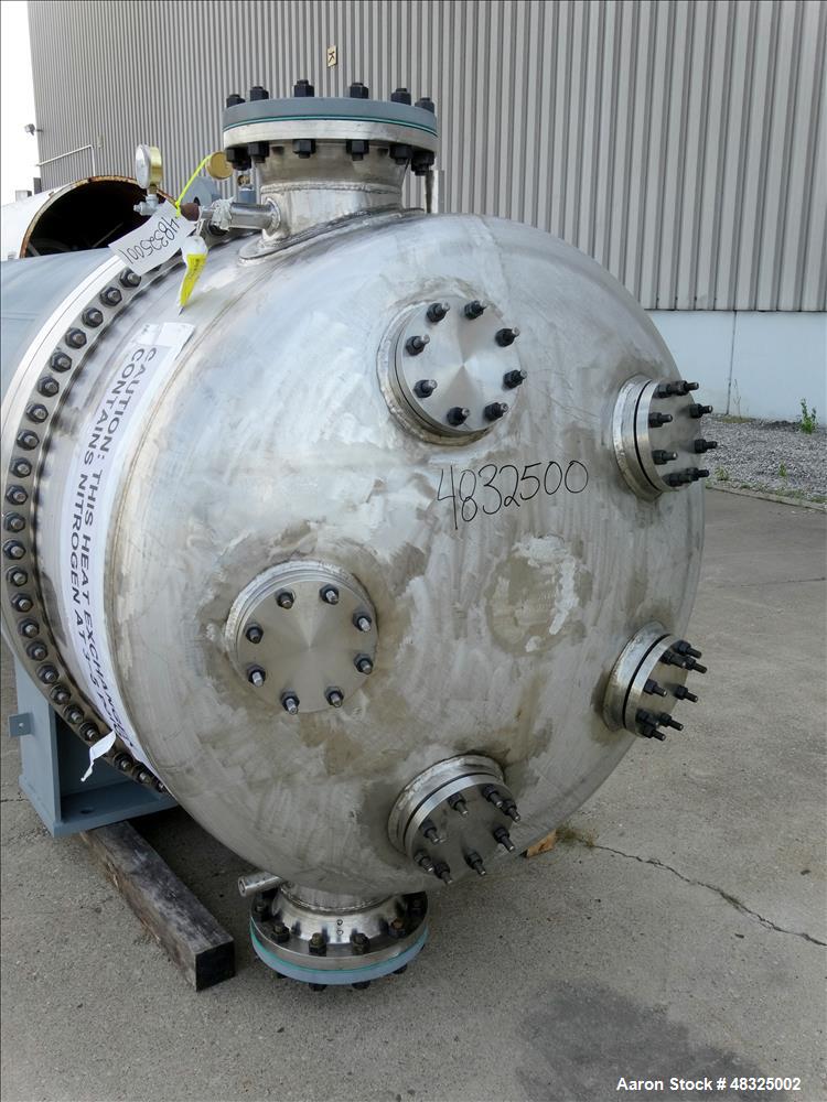 Unused Joseph Oat Corporation 8-Pass U-Tube Shell & Tube Heat Exchanger – 5,700 Sq Ft, Carbon Steel Shell, 304L SS Tubes