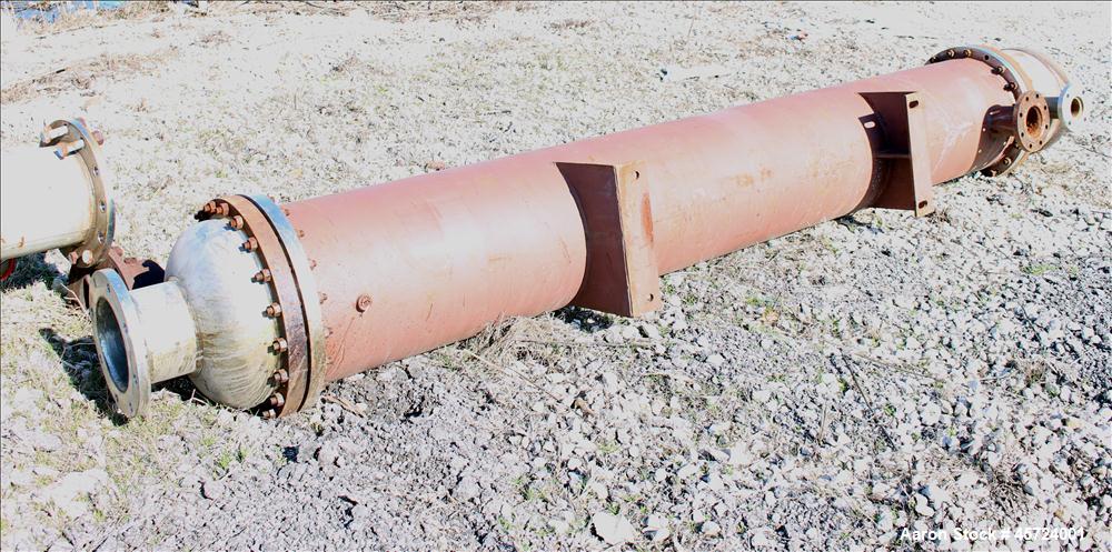 Used KAM Thermal Single Pass Shell & Tube Heat Exchange, 479 Square Feet, Horizontal. Carbon steel shell rated 100psi at -20 to 400 degrees F. (249) 3/4" Diameter x 120" long, 304L stainless steel tu...