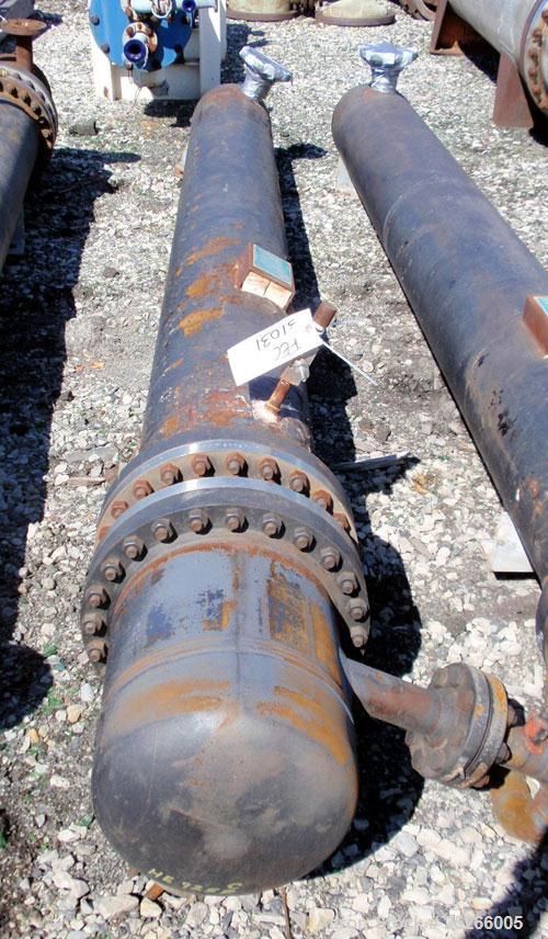 Used Kam Thermal 4 Pass U Tube Heat Exchanger, 194 Square Feet. 304 stainless steel tubes and tube sheets with (104) 3/4" diameter x 9'6" long tubes rated 200 psi at 400 deg F. Carbon steel shell and...