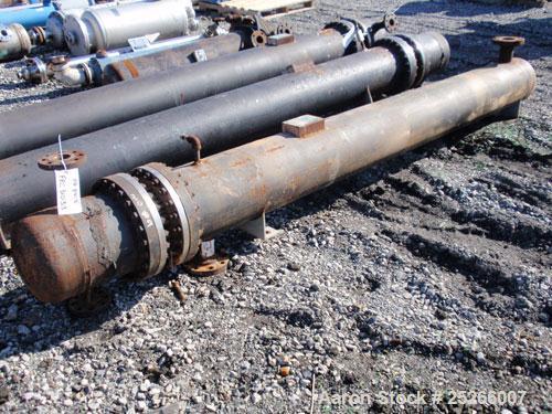 Used Kam Thermal 4 Pass U Tube Heat Exchanger, 194 Square Feet. 304 stainless steel tubes and tube sheets with (104) 3/4" diameter x 9'6" long tubes rated 200 psi at 400 deg F. Carbon steel shell and...