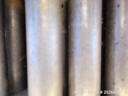 Used- Kam Thermal 4 Pass U Tube Heat Exchanger, 194 Square Feet. 304 stainless steel tubes and tube sheets with (104) 3/4" d...