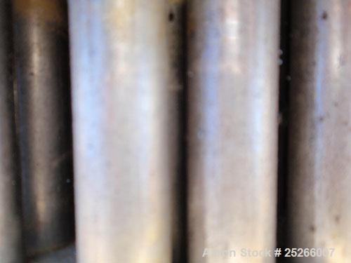 Used Kam Thermal 4 Pass U Tube Heat Exchanger, 194 Square Feet. 304 stainless steel tubes and tube sheets with (104) 3/4" diameter x 9'6" long tubes rated 200 psi at 400 deg F. Carbon steel shell and...