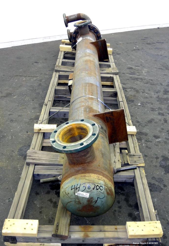Unused- KAM Thermal U-Tube Heat Exchanger, 214 Square Feet, Horizontal. Carbon steel shell rated 300 psi at -20 to 750 degrees F. (52) 3/4" diameter x 10' long 304 stainless steel tubes rated 150 psi...