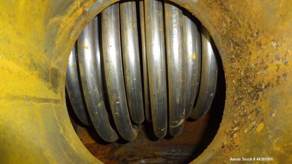 Unused- KAM Thermal U-Tube Heat Exchanger, 214 Square Feet, Horizontal. Carbon steel shell rated 300 psi at -20 to 750 degrees F. (52) 3/4" diameter x 10' long 304 stainless steel tubes rated 150 psi...