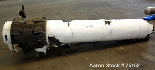 Used KAM Thermal U-Tube Heat Exchanger, 91 Square Feet, Horizontal. (52) 3/4" Diameter x 9' long 304 stainless steel tubes rated 200 psi at 400 deg F. Carbon steel heads/shell rated 200 psi at 400 de...