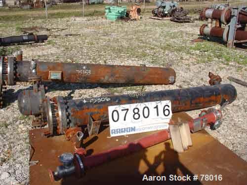 USED: KAM thermal 6 pass U-tube heat exchanger, 162 sq ft, horizontal.(92) 3/4" diameter x 9' long 304 stainless steel tubes rated 200 psiat 400 deg F. Carbon steel heads/shell rated 200 psi at 400 d...