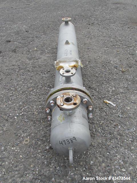 Used Ketema U Tube Heat Exchanger, 170 Square Feet, Model 10-A-60. 316L Stainless steel tubes, tube sheet, bonnet and shell. (72) 0.625" Diameter tubes rated 150 psi at +608/-76 degrees F. Shell rate...