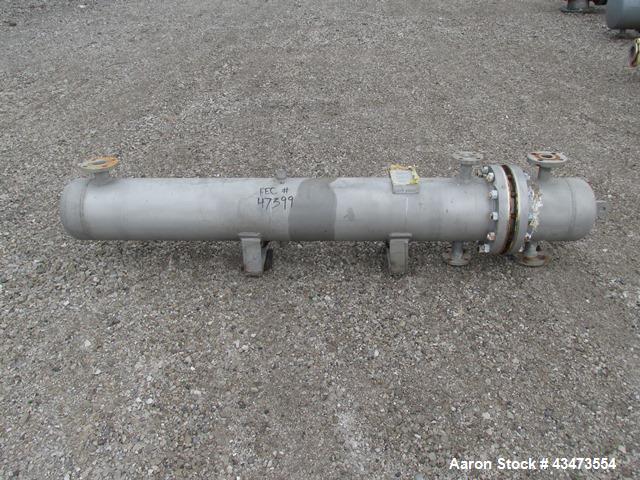 Used- Ketema U Tube Heat Exchanger, 170 Square Feet, Model 10-A-60. 316L Stainless steel tubes, tube sheet, bonnet and shell...