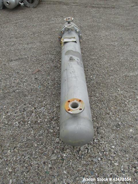 Used- Ketema U Tube Heat Exchanger, 170 Square Feet, Model 10-A-60. 316L Stainless steel tubes, tube sheet, bonnet and shell...