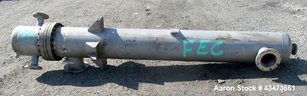 Used Ketema Shell & Tube "U-Tube" Heat Exchanger, 270 Square Feet, Model 15-A-108. (92) 316L Stainless steel .625" diameter tubes rated 150 psi at -76 to 608 degrees F. Shell rated 150 psi at -76 to ...