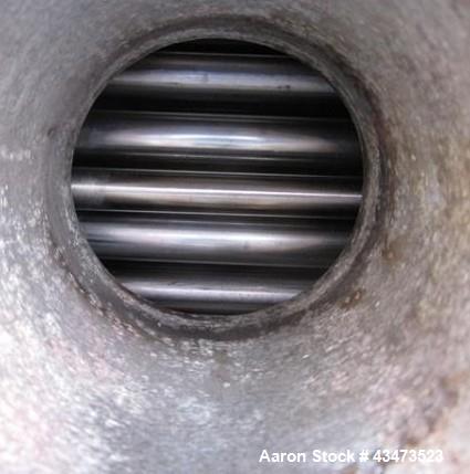 Used Ketema U Tube Heat Exchanger, 239 Square Feet, Model 15-A-96. 316L Stainless steel tubes, tube sheet, bonnet and shell. (72) 0.625" Diameter tubes rated 150 psi at +608/-76 degrees F. Shell rate...