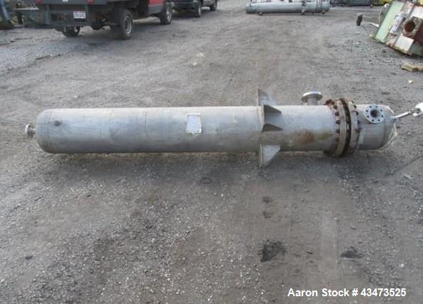 Used Ketema U Tube Heat Exchanger, 239 Square Feet, Model 15-A-96. 316L Stainless steel tubes, tube sheet, bonnet and shell. (72) 0.625" Diameter tubes rated 150 psi at +608/-76 degrees F. Shell rate...