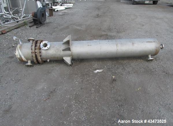 Used Ketema U Tube Heat Exchanger, 239 Square Feet, Model 15-A-96. 316L Stainless steel tubes, tube sheet, bonnet and shell. (72) 0.625" Diameter tubes rated 150 psi at +608/-76 degrees F. Shell rate...