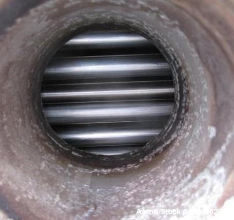 Used Ketema U Tube Heat Exchanger, 239 Square Feet, Model 15-A-96. 316L Stainless steel tubes, tube sheet, bonnet and shell. (72) 0.625" Diameter tubes rated 150 psi at +608/-76 degrees F. Shell rate...