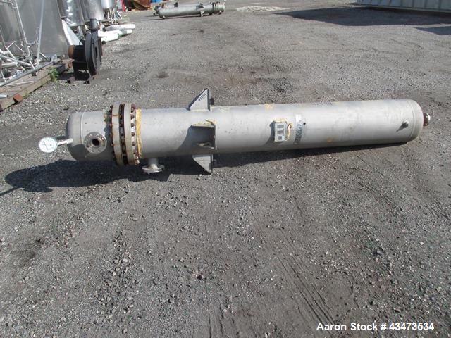 Used Ketema U Tube Heat Exchanger, 239 Square Feet, Model 15-A-96. 316L Stainless steel tubes, tube sheet, bonnet and shell. (72) 0.625" Diameter tubes rated 150 psi at +608/-76 degrees F. Shell rate...
