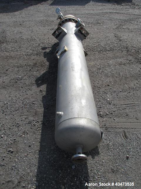 Used Ketema U Tube Heat Exchanger, 239 Square Feet, Model 15-A-96. 316L Stainless steel tubes, tube sheet, bonnet and shell. (72) 0.625" Diameter tubes rated 150 psi at +608/-76 degrees F. Shell rate...